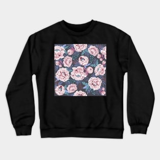 Vintage Peonies Crewneck Sweatshirt